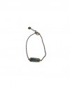 Bracelet fin réglable en acier inoxydable avec perles