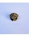 Bague réglable en acier inoxydable avec arbre de vie