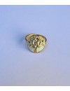Bague réglable en acier inoxydable avec arbre de vie