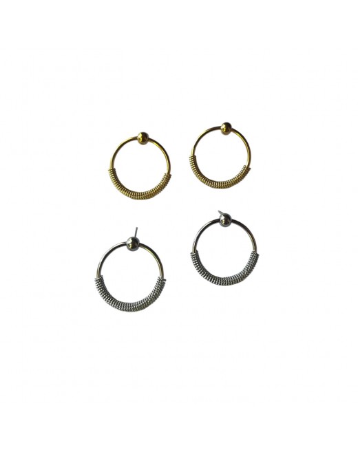 Boucle ronde en acier inoxydable