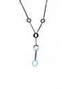 Collier en acier inoxydable avec maille tendance